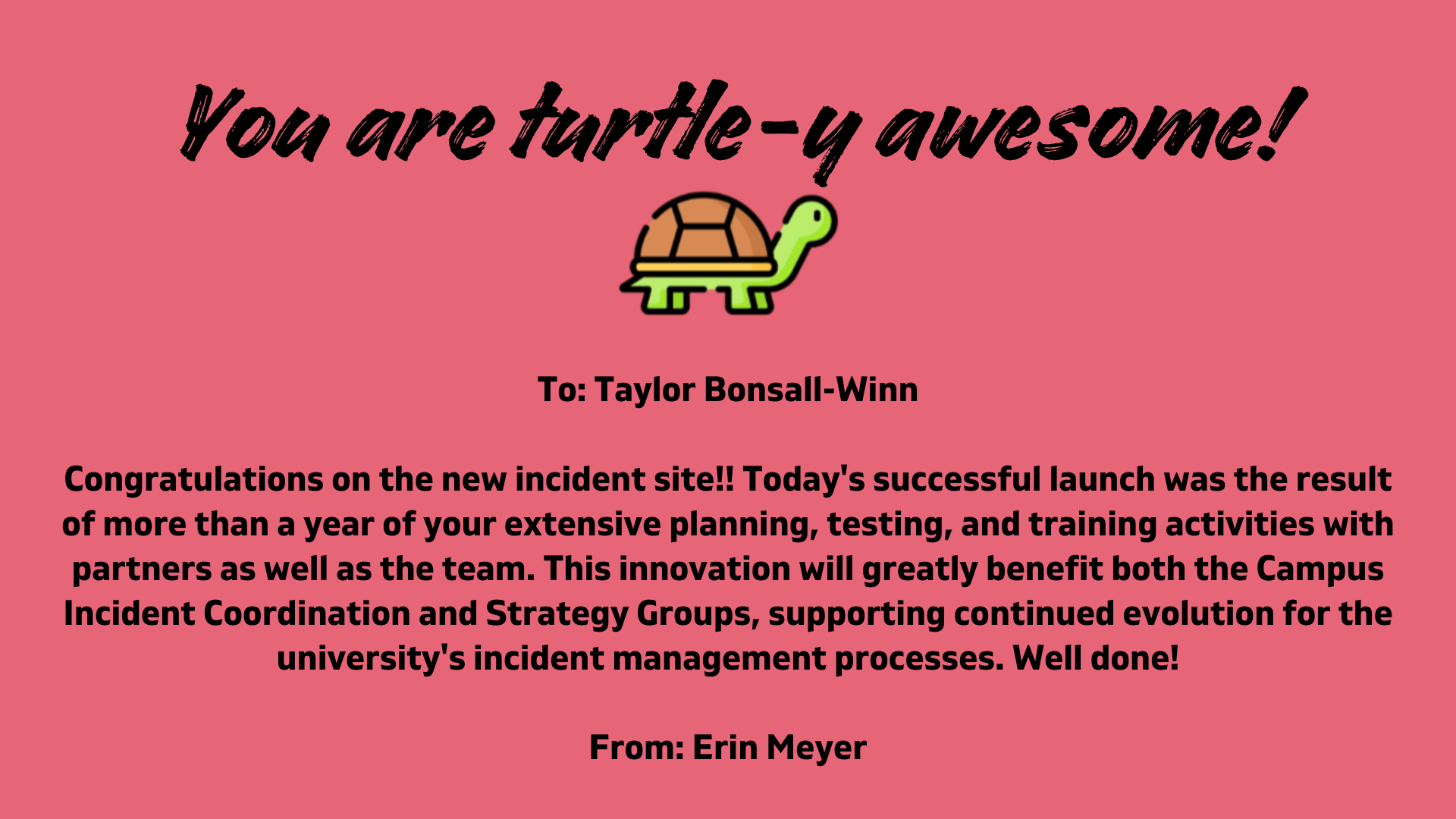 Taylor Bonsall-Winn Shoutout