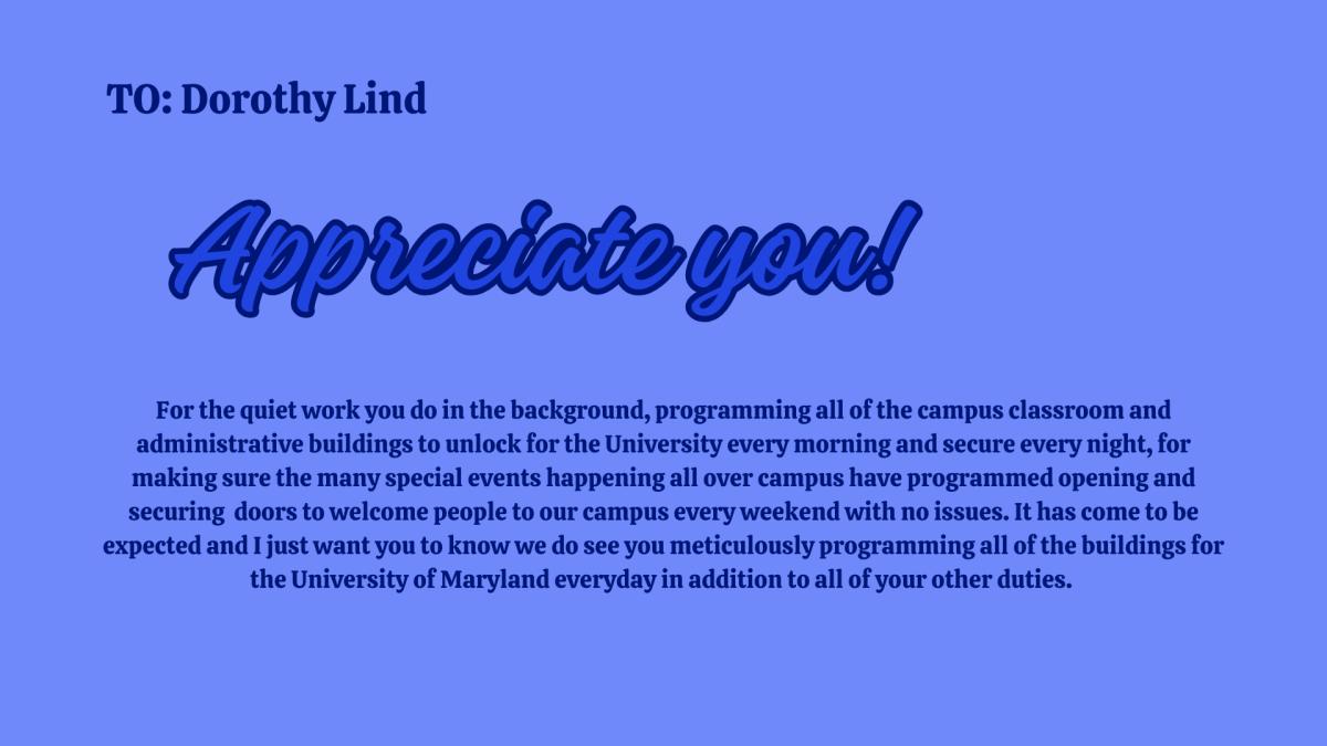 Purple Appreciate You Shout Out for Dorothy Lind