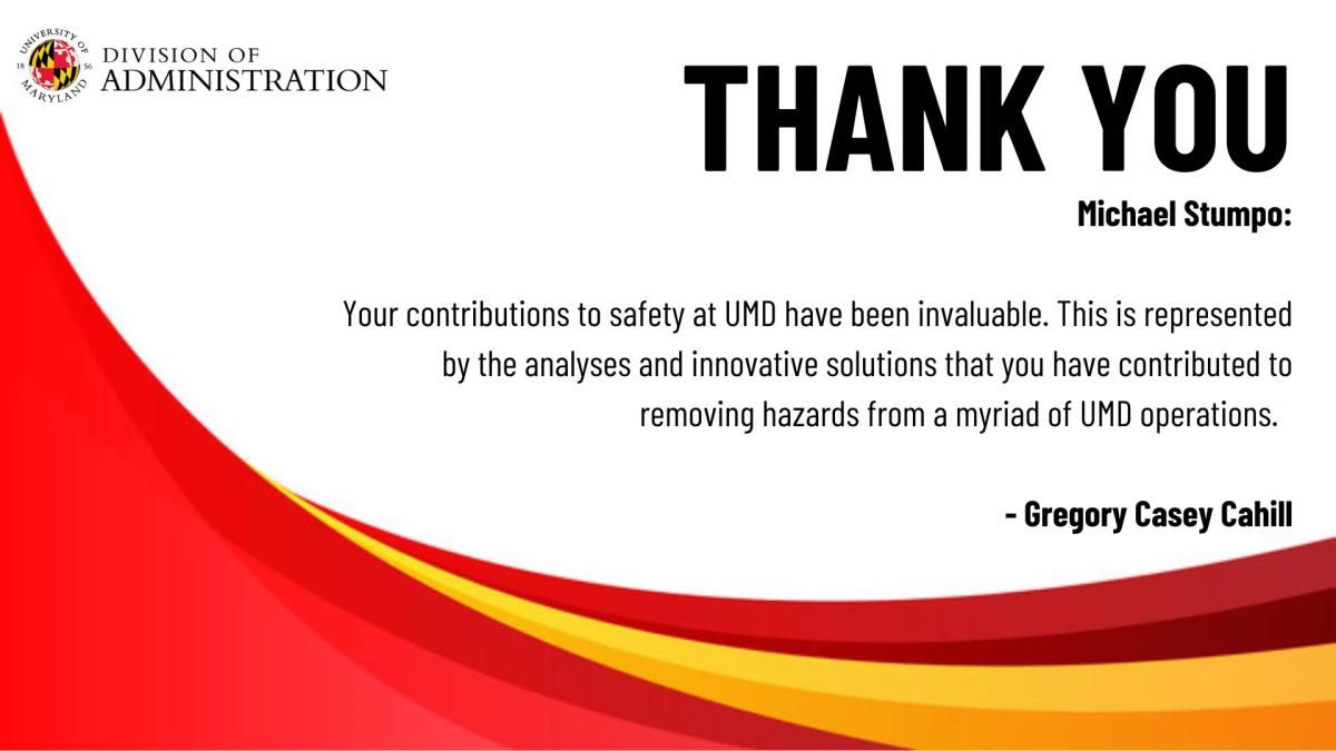 Thank You Note  Michael