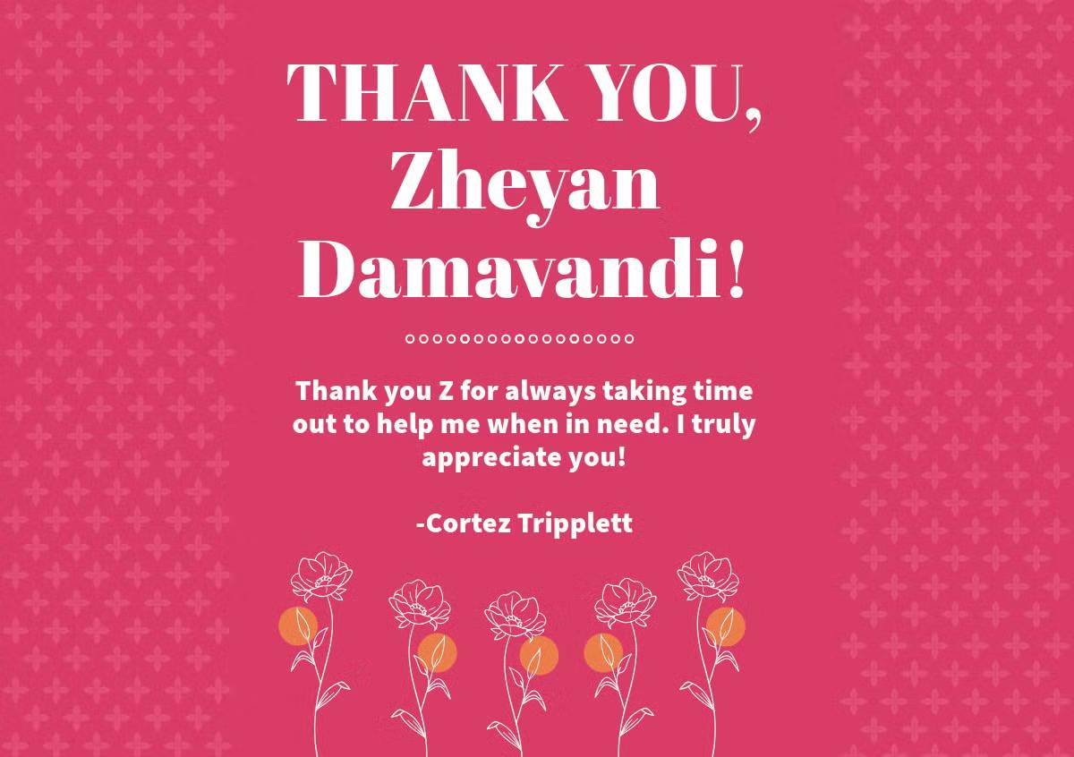Thank You