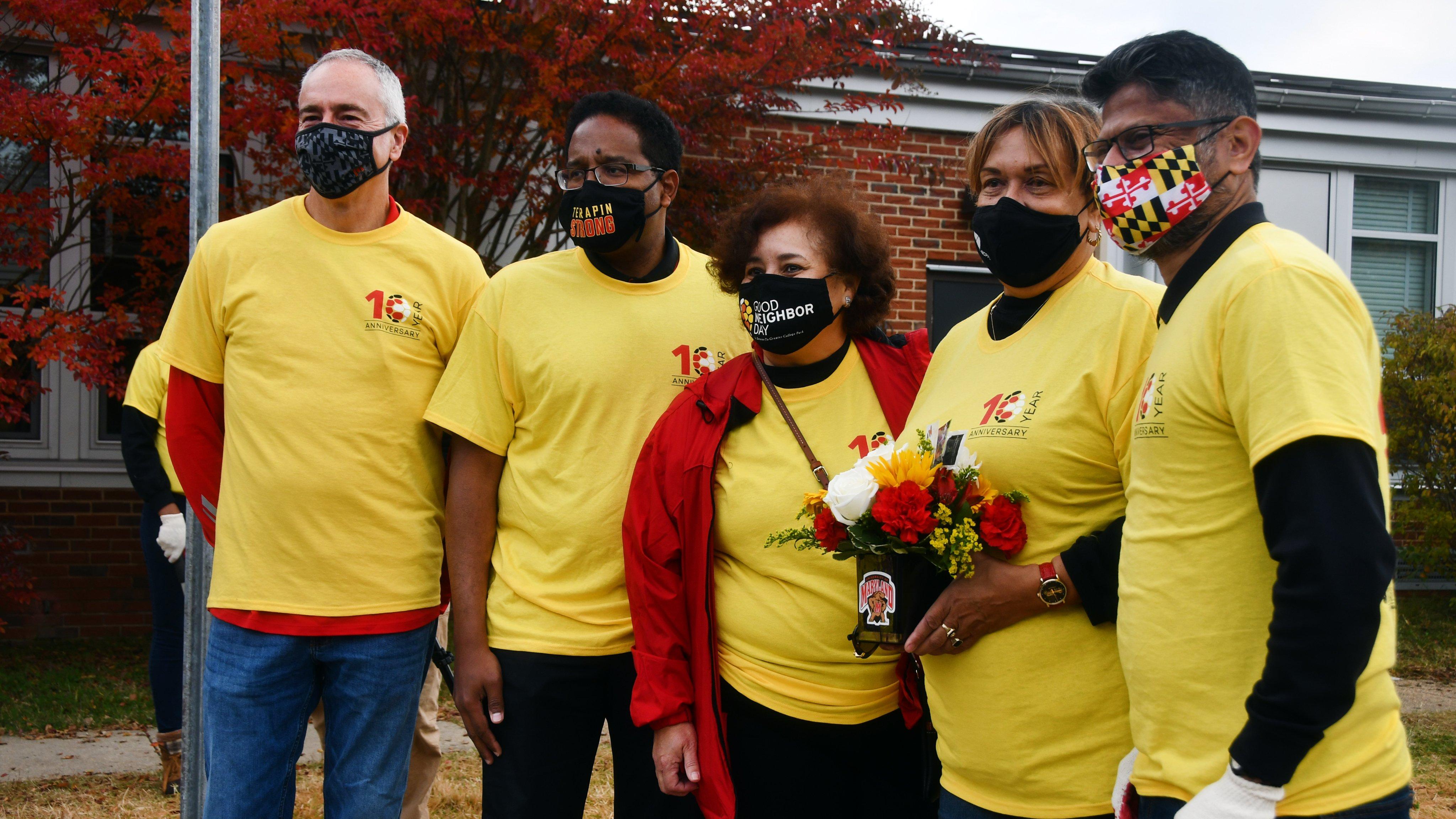Office of Community Engagement Staff including President Pines