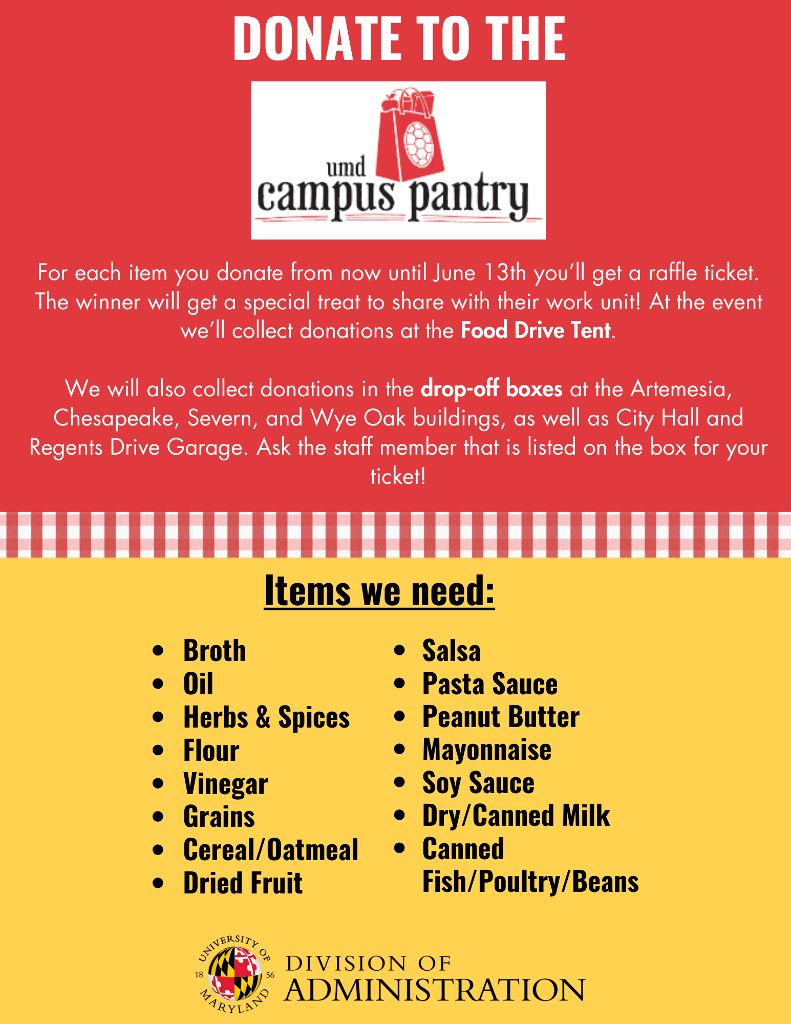 Campus Pantry Information